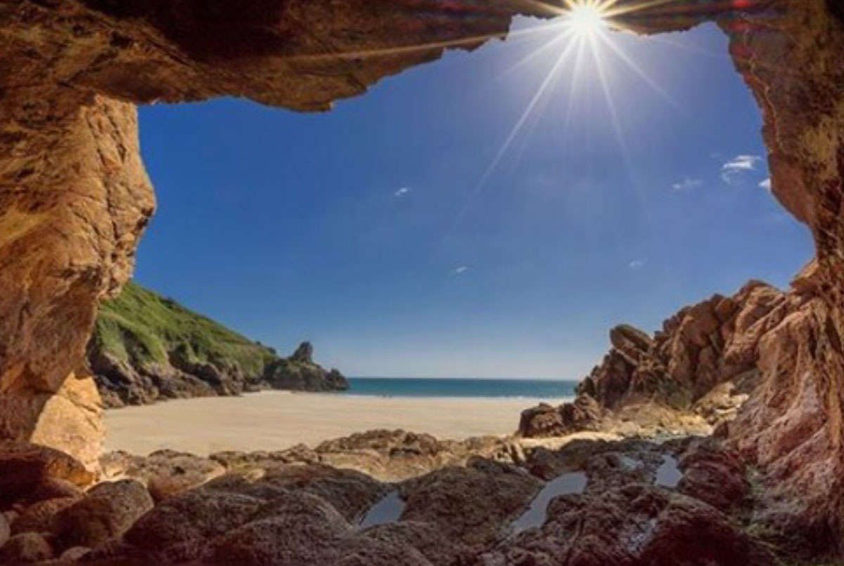 A Beautiful Guernsey Beach La Collinette Hotel St Peter Port Guernsey